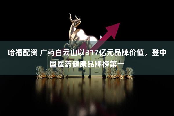 哈福配资 广药白云山以317亿元品牌价值，登中国医药健康品牌榜第一