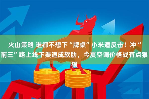 火山策略 谁都不想下“牌桌”小米遭反击！冲“前三”路上线下渠道成软肋，今夏空调价格战有点狠